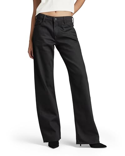 G-STAR RAW Damen Judee Loose Jeans, Schwarz (Pitch Black D22889-B479-A810), 25W / 28L von G-STAR RAW