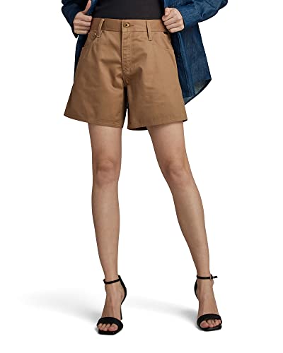 G-STAR RAW Damen Judee Shorts, Braun (dk toggee D23230-D310-5787), 23 von G-STAR RAW