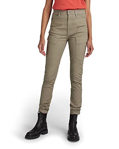 G-STAR RAW Damen Kafey Cargo Ultra High Skinny Hose, Grün (shamrock D21099-C105-2199), 24W / 32L von G-STAR RAW