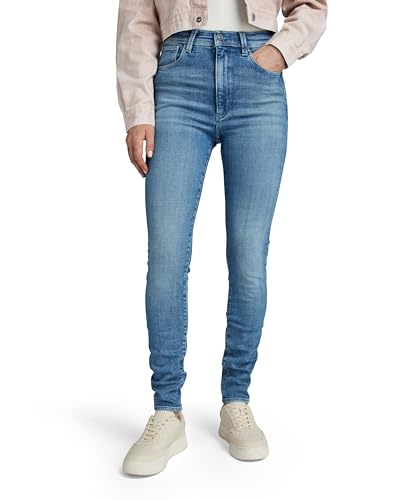 G-STAR RAW Damen Kafey Ultra High Skinny Jeans, Blau (faded north sea D15578-D441-G320), 25W / 32L von G-STAR RAW