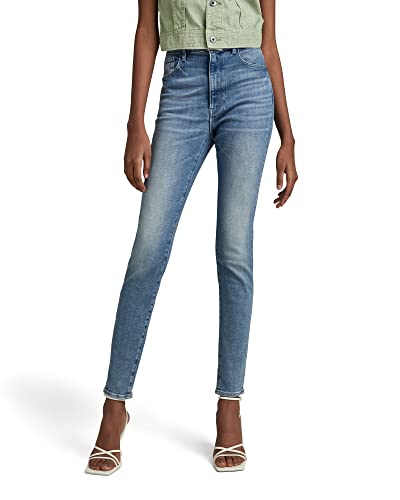 G-STAR RAW Damen Kafey Ultra High Skinny Jeans, Blau (sun faded niagara D15578-C051-D898), 31W / 30L von G-STAR RAW