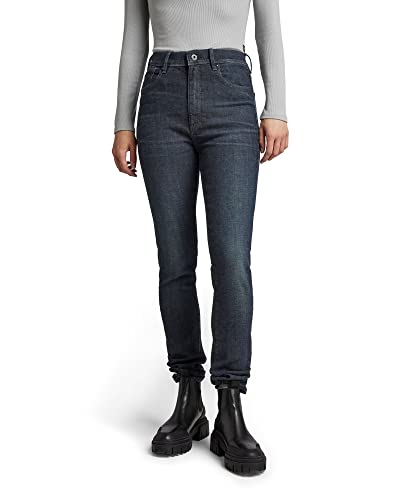 G-STAR RAW Damen Kafey Ultra High Skinny Jeans, Blau (worn in nightshadow D15578-D106-D324), 31W / 34L von G-STAR RAW