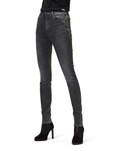 G-STAR RAW Damen Kafey Ultra High Skinny Jeans, Schwarz (axinite cobler D15578-8172-B995), 27W / 32L von G-STAR RAW