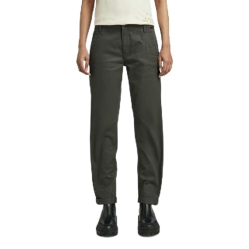 G-STAR RAW Damen Kate Boyfriend Chino, Grau (asfalt D22539-C072-995), 28W / 30L von G-STAR RAW