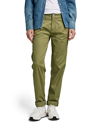 G-STAR RAW Damen Kate Boyfriend Chino, Grün (smoke olive D22539-C072-B212), 24W / 30L von G-STAR RAW