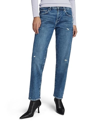 G-STAR Damen Kate Boyfriend Jeans, Blau (Antique Faded Orinoco Blue Destroyed D15264-c052-g120), 25W / 30L von G-STAR