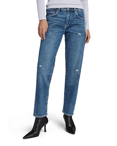 G-STAR RAW Damen Kate Boyfriend Jeans, Blau (antique faded orinoco blue destroyed D15264-C052-G120), 25W / 32L von G-STAR RAW