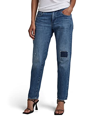 G-STAR RAW Damen Kate Boyfriend Jeans, Blau (faded capri restored D15264-C779-D347), 25W / 30L von G-STAR RAW