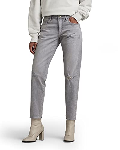 G-STAR RAW Damen Kate Boyfriend Jeans, Grau (sun faded ripped skyrocket D15264-D324-D901), 24W / 30L von G-STAR RAW