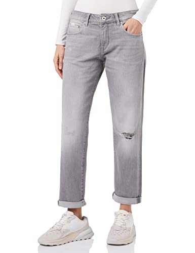 G-STAR RAW Damen Kate Boyfriend Jeans, Grau (sun faded ripped skyrocket D15264-D324-D901), 33W / 32L von G-STAR RAW