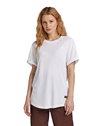 G-STAR RAW Damen Lash Fem Loose Top, Weiß (white D16902-4107-110), L von G-STAR RAW