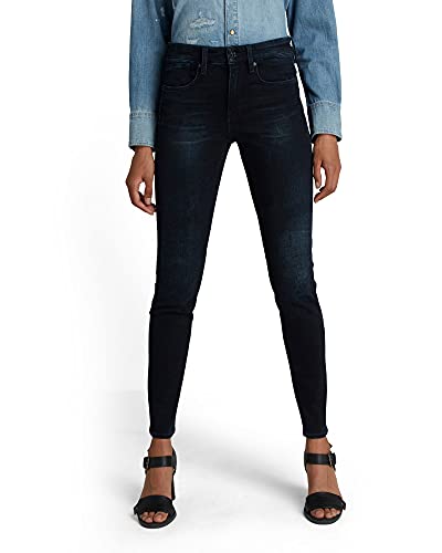 G-STAR RAW Damen Lhana Skinny Jeans, Blau (worn in eve destroyed D19079-8971-C267), 24W / 32L von G-STAR RAW