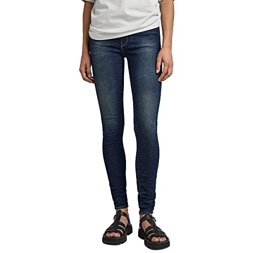 G-STAR RAW Damen Lhana Skinny Jeans, Blau (antique forest blue D19079-D188-D355), 25W / 32L von G-STAR RAW