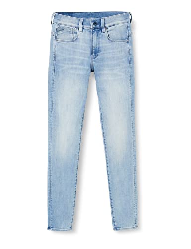 G-STAR RAW Damen Lhana Skinny Jeans, Blau (lt indigo aged D19079-C051-8436), 28W / 34L von G-STAR RAW