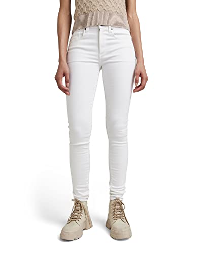 G-STAR RAW Damen Lhana Skinny Jeans, Weiß (white D19079-C267-110), 25W / 32L von G-STAR RAW