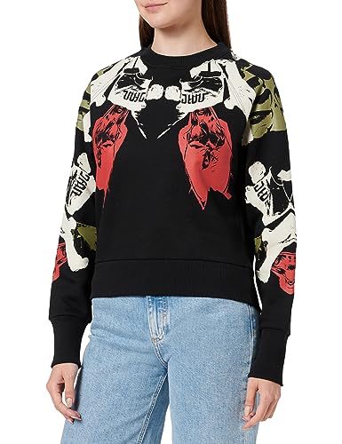 G-STAR RAW Damen Lookbook print r sweat, Schwarz (dk black D23766-D427-6484), XS von G-STAR RAW