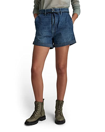 G-STAR RAW Damen Lynton Shorts, Blau (antique cosmic blue D21411-C966-C945), 33 von G-STAR RAW