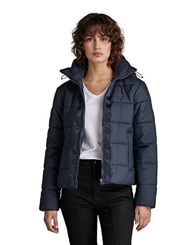 G-STAR RAW Damen Meefic Hooded Padded Jacke, Blau (salute D17597-B958-C742), M von G-STAR RAW