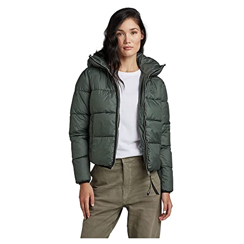 G-STAR RAW Damen Meefic Sundu Qltd HDD Overshirt Wmn Ls Schuhe, Graphit, Large von G-STAR RAW