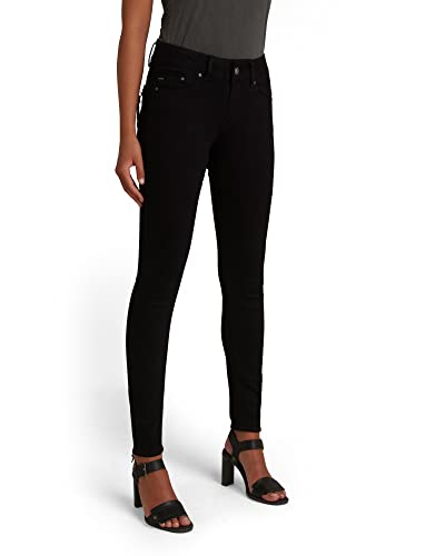 G-STAR RAW Damen Midge Cody Mid Skinny Jeans, Schwarz (pitch black D07144-B964-A810), 25W / 32L von G-STAR RAW