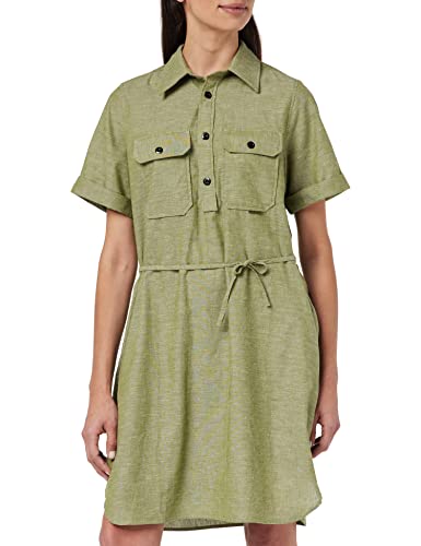 G-Star RAW Damen Millery Pockets Kleid, Mehrfarben (Avocado/Milk D22858-D123-D857), L von G-STAR RAW