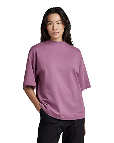 G-STAR RAW Damen Mock Neck Loose Top, Purpur (grapeade D22760-D269-D611), M von G-STAR RAW