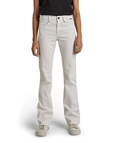 G-STAR RAW Damen Noxer Bootcut Jeans, Beige (whitebait D21437-C669-1603), 28W / 32L von G-STAR RAW