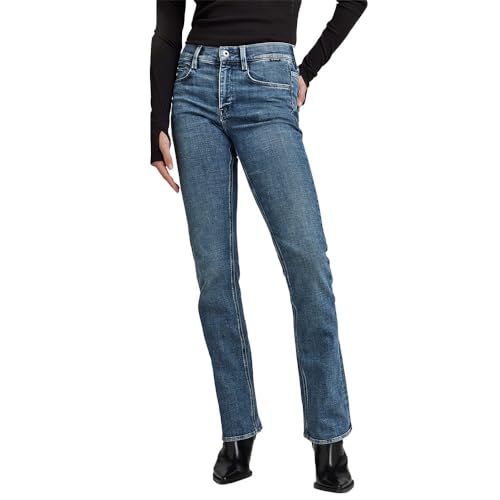 G-STAR RAW Damen Noxer Bootcut Jeans, Blau (Antique Faded Orinoco Blue D21437-C051-G118), 24W / 32L von G-STAR RAW