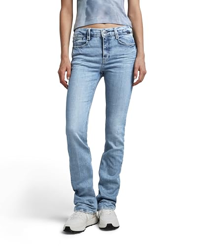 G-STAR RAW Damen Noxer Bootcut Jeans, Blau (faded niagara D21437-D316-D893), 27W / 32L von G-STAR RAW