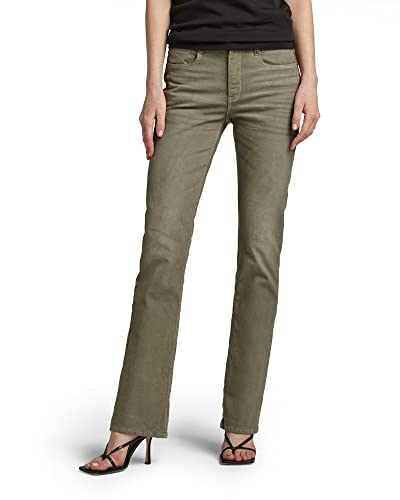 G-STAR RAW Damen Noxer Bootcut Jeans, Grün (dk shamrock gd D21437-D111-B563), 25W / 32L von G-STAR RAW