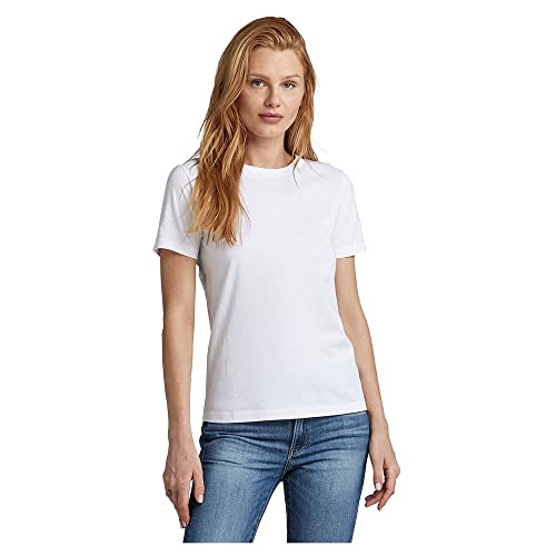 G-STAR RAW Damen Nysid RAW. Slim Top, Weiß (white D22784-336-110), L von G-STAR RAW