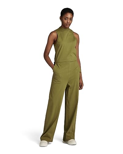 G-STAR RAW Damen Open Back Jumpsuit, Grün (smoke olive D23252-B771-B212), XS von G-STAR RAW