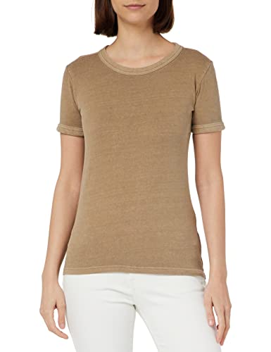 G-STAR RAW Damen Overdyed Baby Top, Braun (renaissance dk toggee gd D23297-C756-D919), L von G-STAR RAW