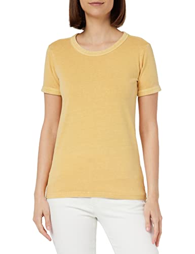 G-STAR RAW Damen Overdyed Baby Top, Gelb (renaissance harvest gd D23297-C756-D920), L von G-STAR RAW