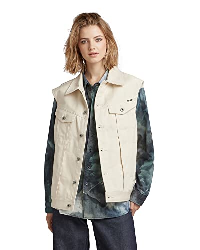 G-STAR RAW Damen Oversized Denim Weste Evergreen von G-STAR