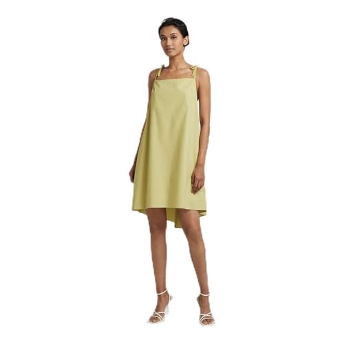 G-STAR RAW Damen Para Simple Short Kleid, Grün (leek green D22867-D308-D613), L von G-STAR RAW