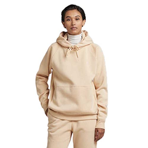 G-STAR RAW Damen Premium Core 2.0 Hooded Sweatshirt, Beige (ivory cream D21255-C235-D761), S von G-STAR RAW