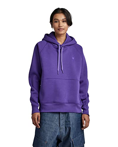 G-STAR RAW Damen Premium Core 2.0 Hooded Sweatshirt, Purpur (dk violet D21255-C235-5616), XS von G-STAR RAW