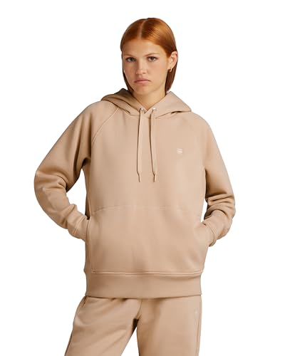 G-Star RAW Damen Premium Core 2.0 Hooded Sweatshirt, Beige (Moonlight D21255-C235-G287), S von G-STAR RAW
