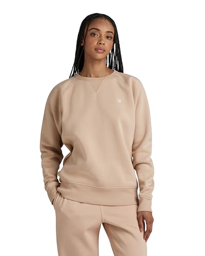 G-STAR RAW Damen Premium Core 2.0 Sweatshirt, Beige (moonlight D21253-C235-G287), M von G-STAR RAW