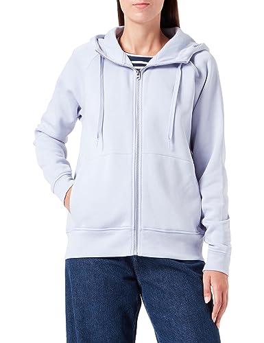 G-STAR RAW Damen Premium Core 2.1 Hooded Zip Thru Sweatshirt, Grau (icelandic blue D22727-C235-G081), XS von G-STAR RAW