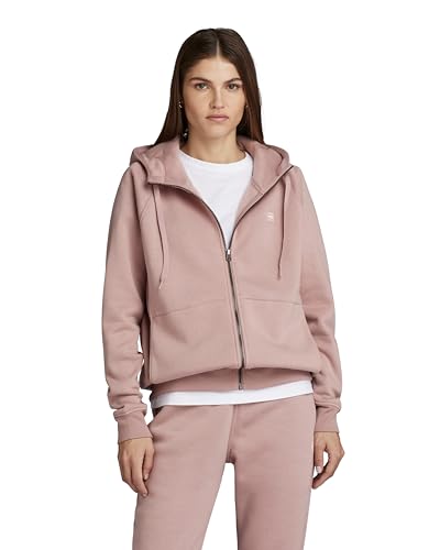 G-STAR RAW Damen Premium Core 2.1 Hooded Zip Thru Sweatshirt, Purpur (lt berry mist D22727-C235-8147), M von G-STAR RAW