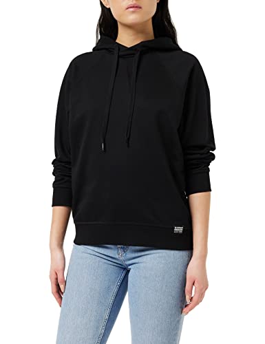 G-STAR RAW Damen RAW. Graphic Hooded Sweatshirt, Schwarz (dk black D22729-D277-6484), L von G-STAR RAW