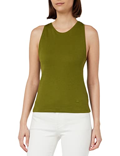 G-STAR RAW Damen Racer Slim Tanktop, Grün (avocado D23132-D275-D612), L von G-STAR RAW