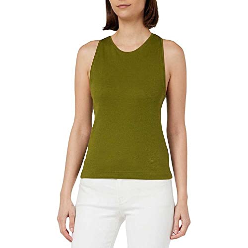 G-STAR RAW Damen Racer Slim Tanktop, Grün (Avocado D23132-D275-D612), M von G-STAR RAW