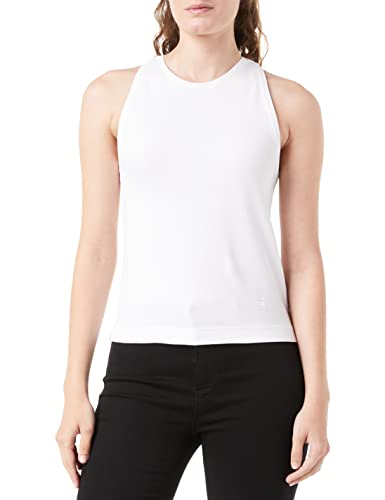 G-STAR RAW Damen Racer Slim Tanktop, Weiß (white D23132-D275-110), L von G-STAR RAW