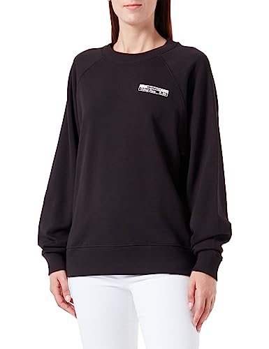 G-STAR RAW Damen Raglan Relaxed Sweatshirt, Schwarz (dk black D23333-D257-6484), L von G-STAR RAW