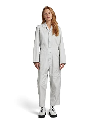 G-STAR RAW Damen Relaxed Jumpsuit, Grau (oyster mushroom D23038-D384-D607), L von G-STAR RAW