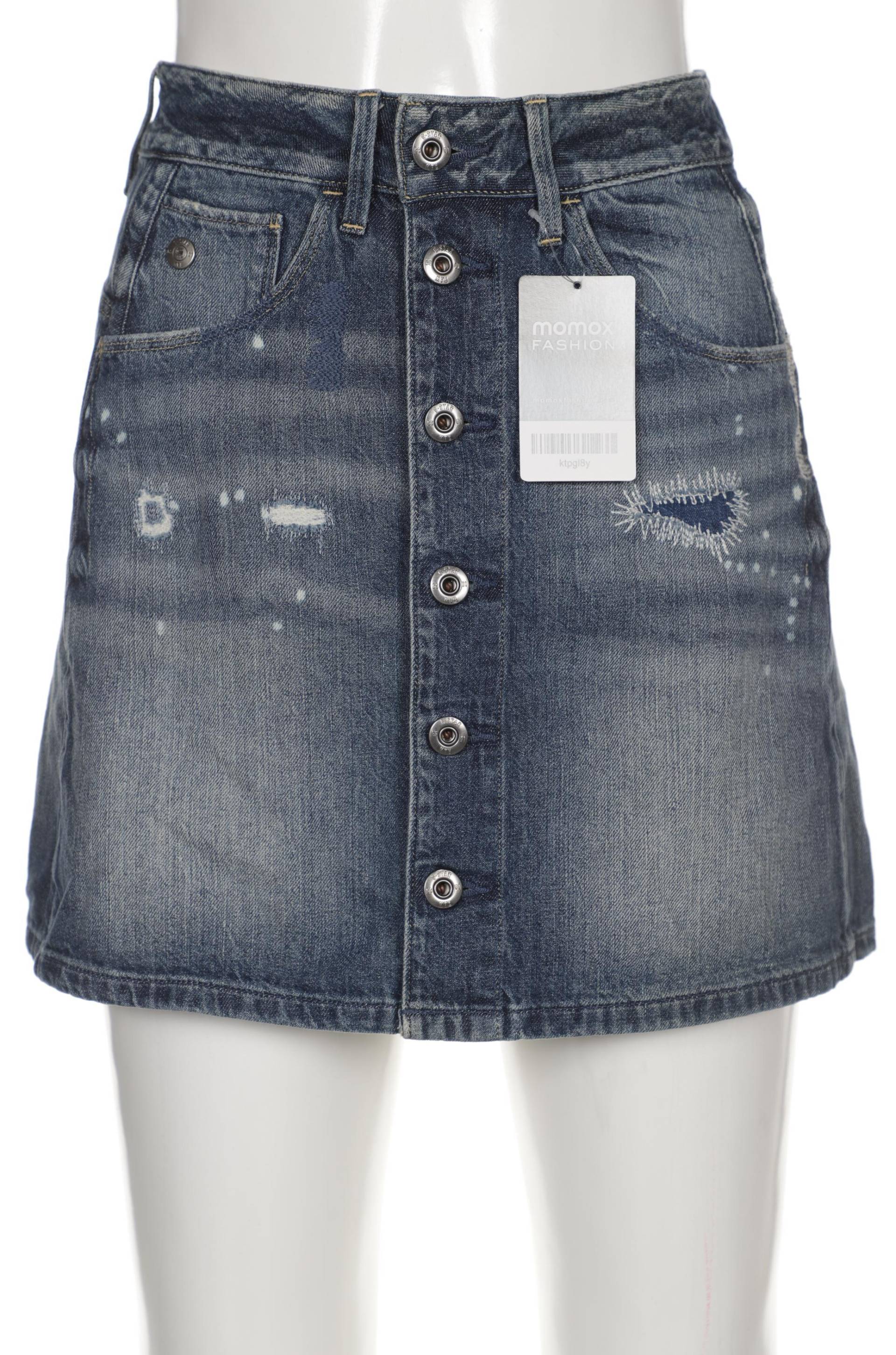 G-STAR RAW Damen Rock, blau von G-Star Raw