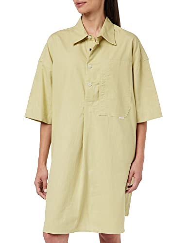 G-STAR RAW Damen Shirt Kleid 2.0, Grün (leek green D23219-D187-D613), XS von G-STAR RAW